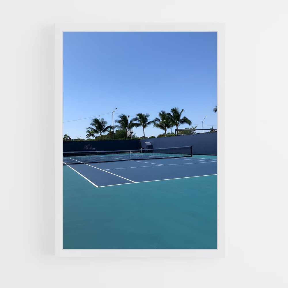 Poster Match à Miami – affiche Tennis (vue 3)
